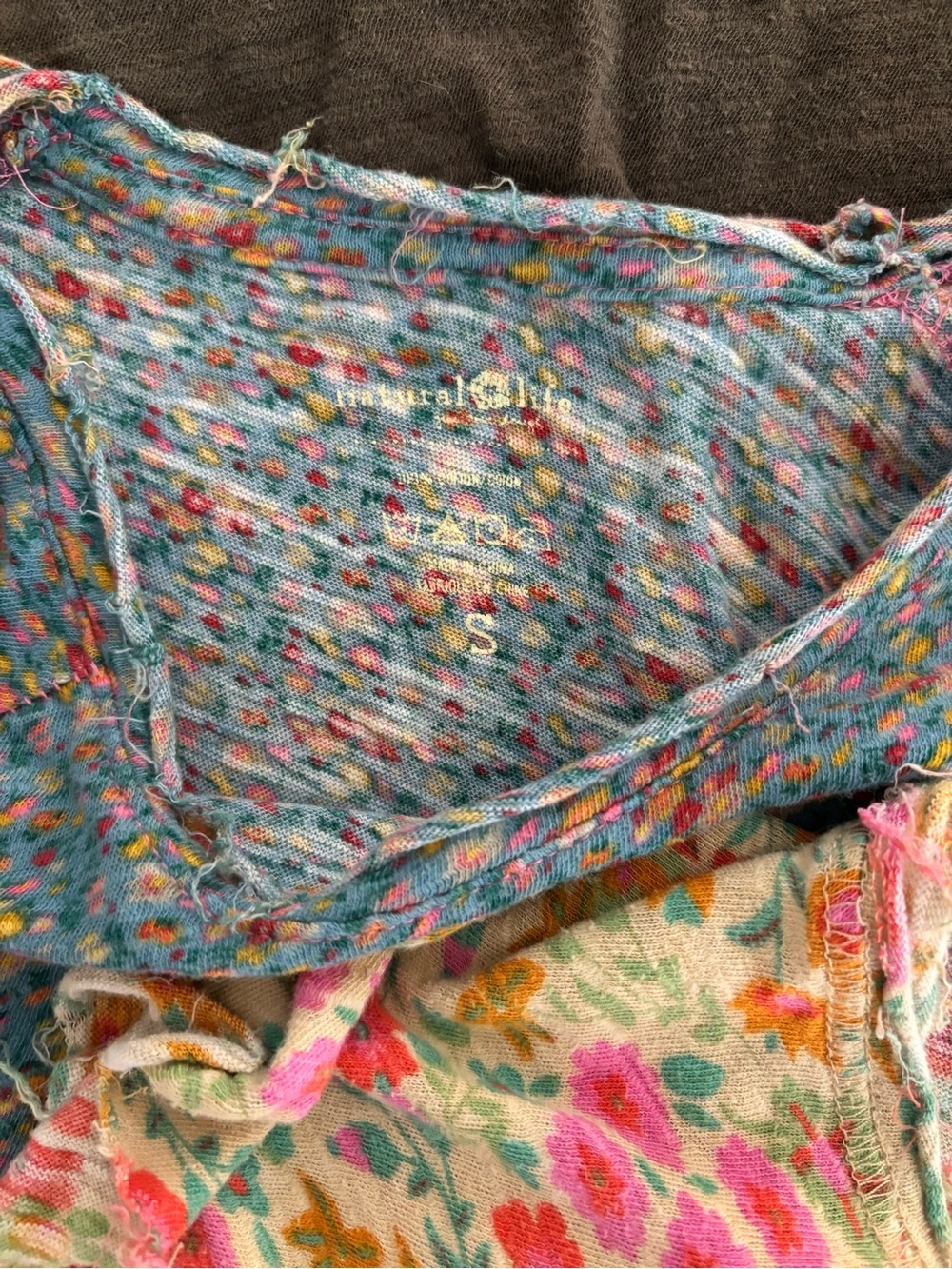 NATURAL LIFE Pink & Multicolor Floral Short-Sleeve Tee - Picture 5 of 11
